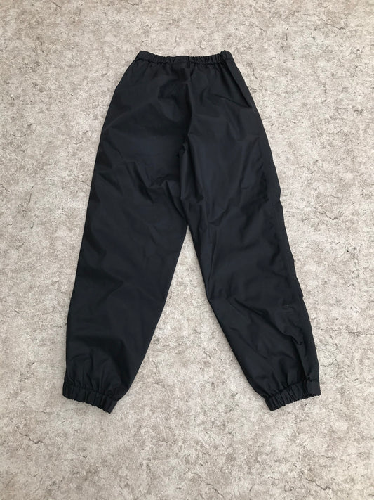 Rain Pants Child Size 12 MEC Black Excellent