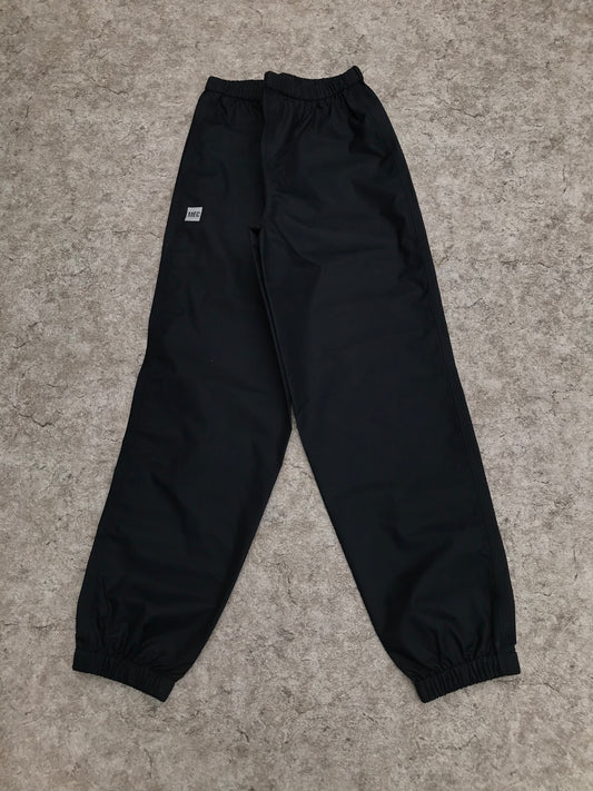 Rain Pants Child Size 12 MEC Black  Waterproof New Demo Model