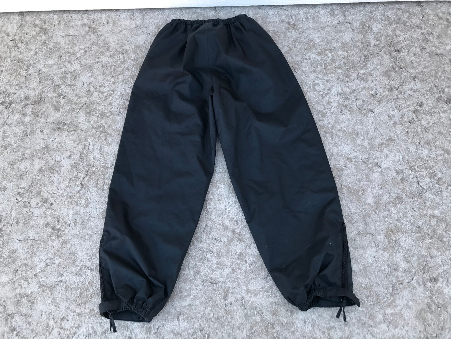 Rain Pants Child Size 10-12 Wetskins Black Excellent