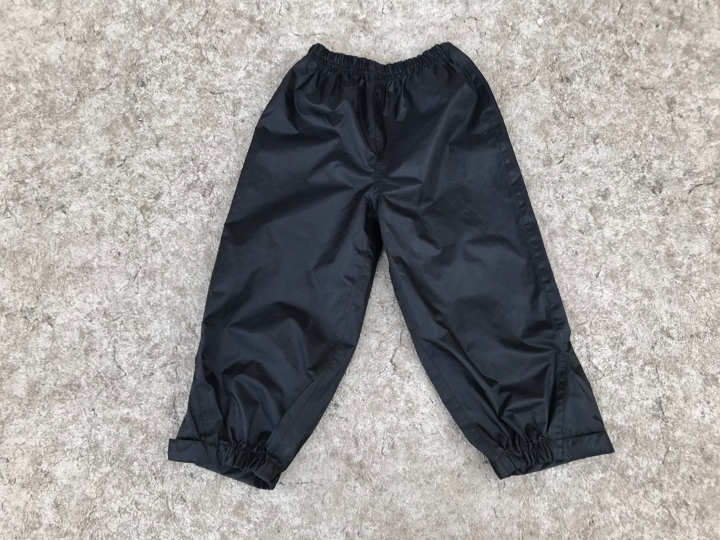 Rain Pants Child Size 4 Tuffo Black New Demo Model