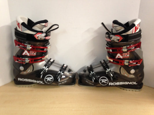 Ski Boots Mondo Size 27.5 Men's Size 9.5 Ladies Size 10.5 318 mm Rossignol Alias Black Red Grey Excellent