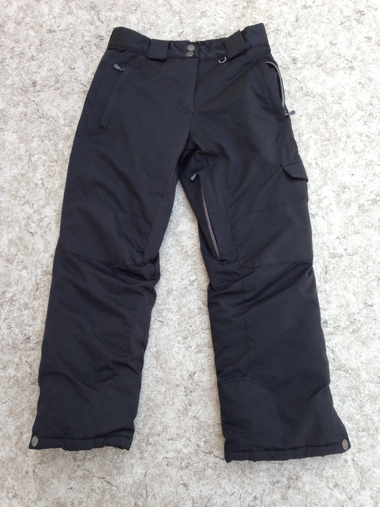 Snow Pants Child Size 12 Firefly Black Snowboarding As New