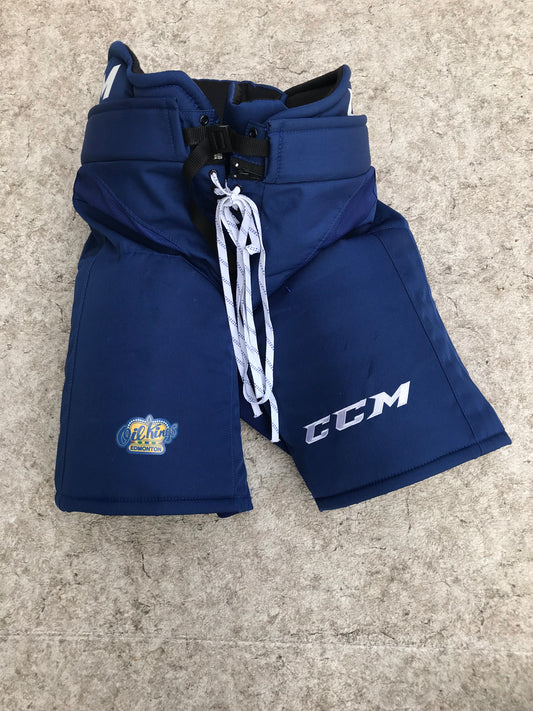 Hockey Pants Men's Size Medium CCM Pro Stock WHL Oil Kings Excellent 32-34"