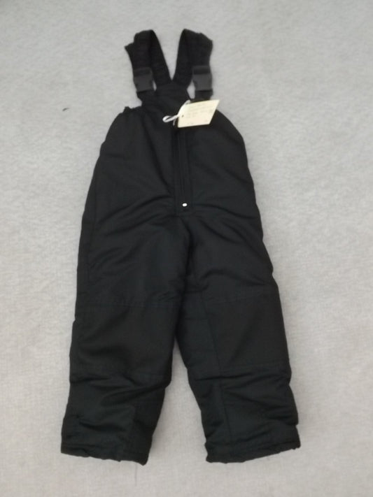 Snow Pants Child Size 4-5 Tech Black with bib