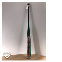 Baseball Bat 34 inch 28 oz Easton Tri Shell Softball Green Orange