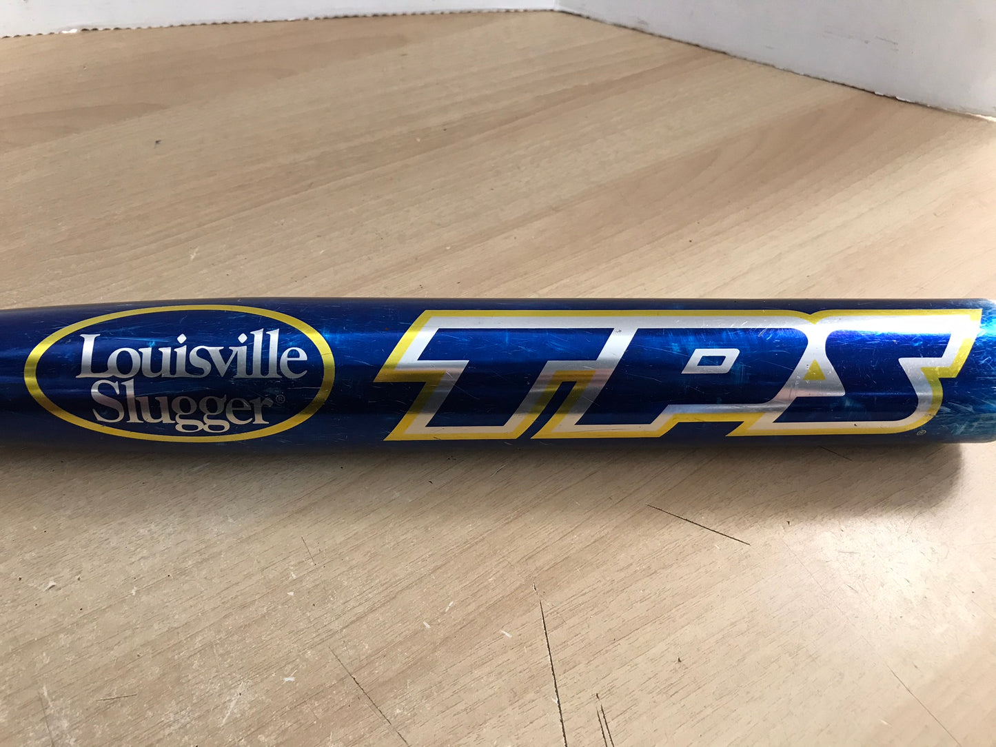 Baseball Bat 34 inch 32 oz Lousiville Slugger TPS Powerized Softball Blue Gold