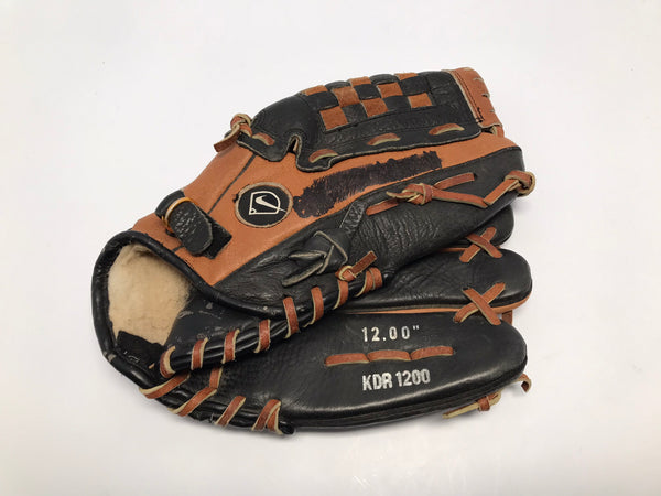 Vintage Baseball Glove Nike Series Diamond Ready Brown Black 