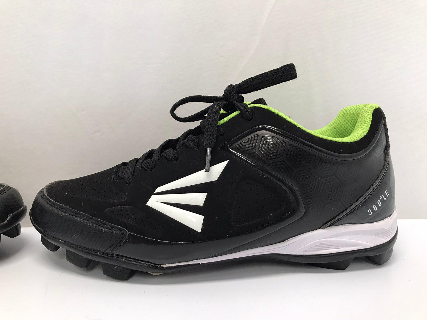 Baseball Shoes Cleats Men's Size 10.5 Easton 360 Black Lime New Demo Model