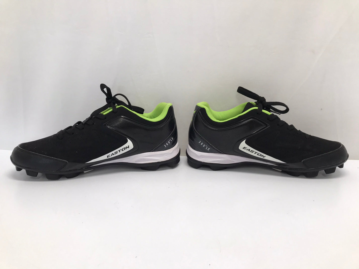 Baseball Shoes Cleats Men's Size 10.5 Easton 360 Black Lime New Demo Model