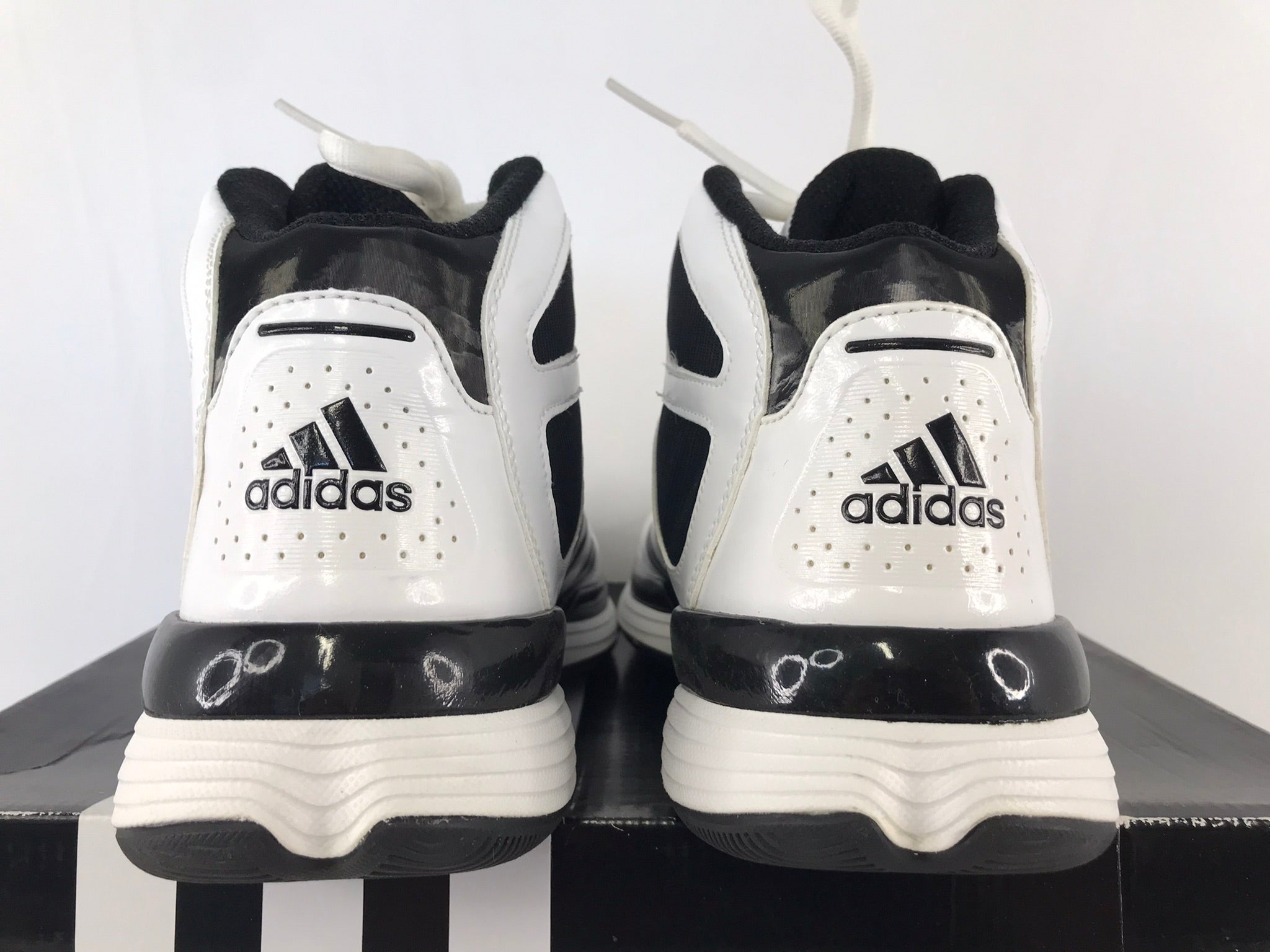 Basketball Shoes Runners Men s Size 13 Adidas Pro Black White New Demo KidsStuffCanada