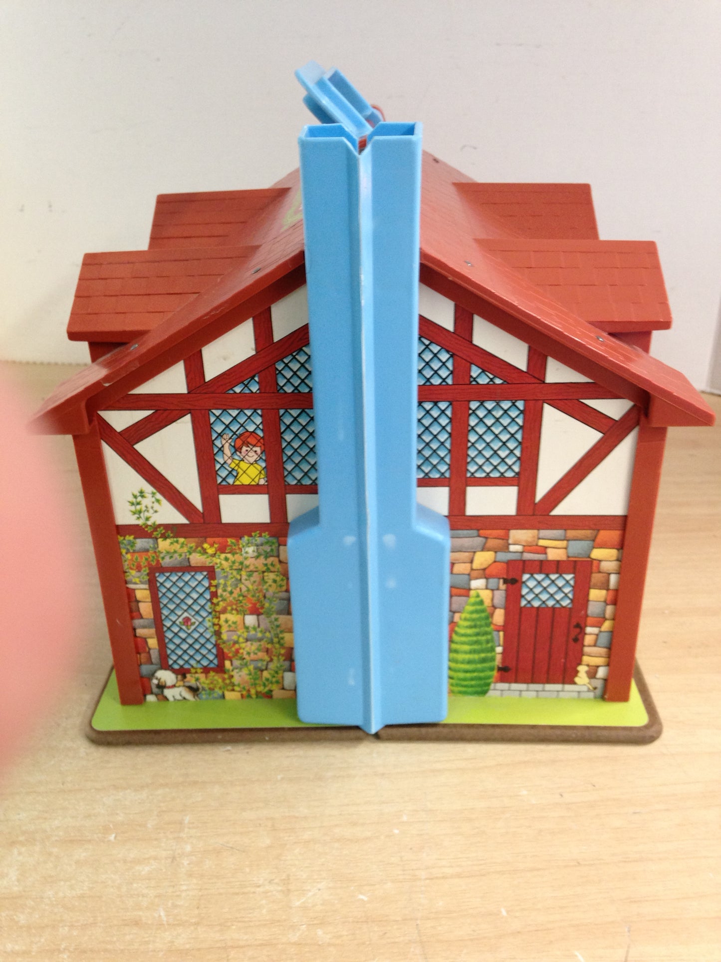 Fisher Price Vintage 1979 Play Family 952 Tudor Brown House With Nursery