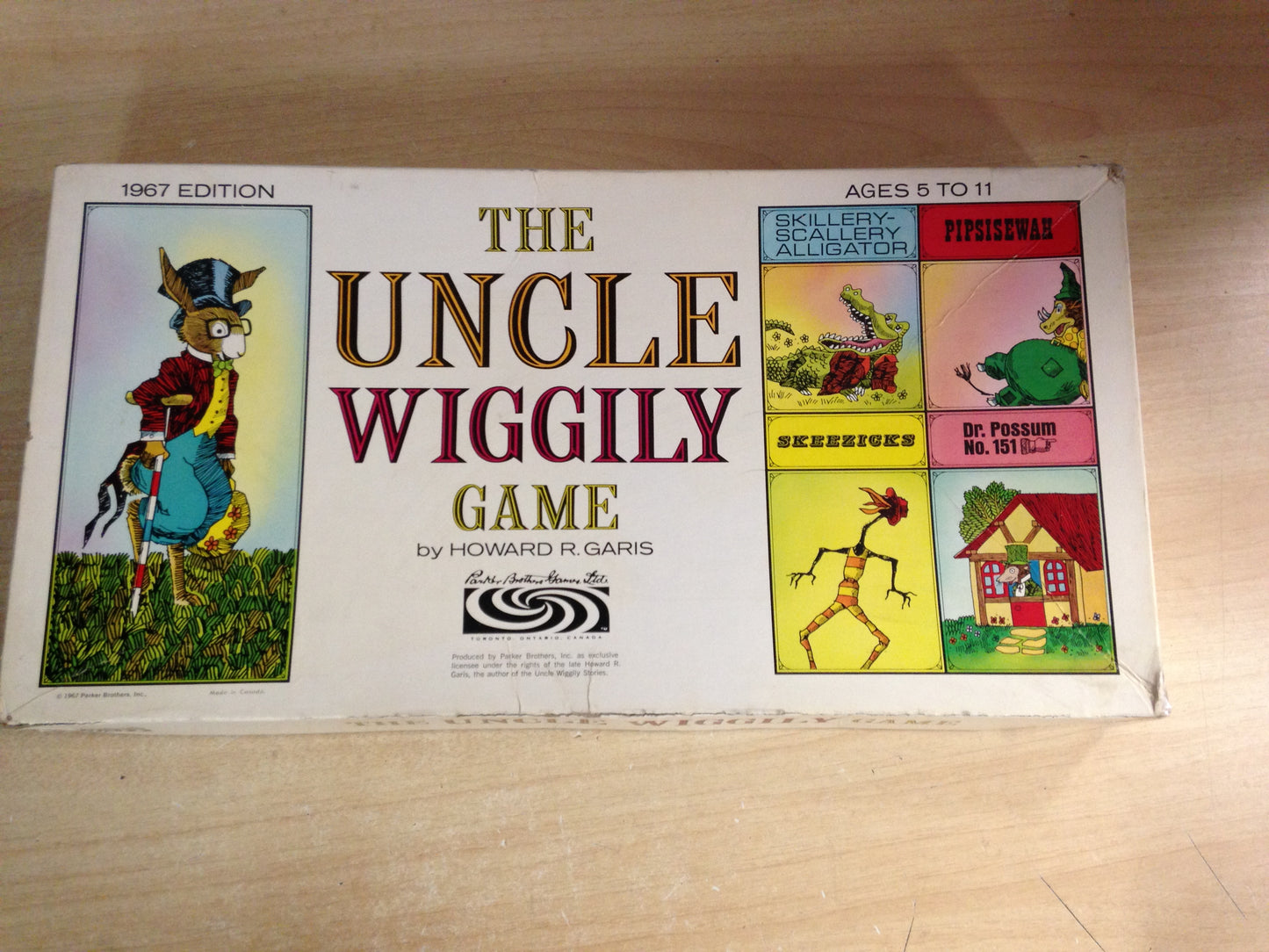 Y Game 1967 The Uncle Wiggily Game Complete  RARE