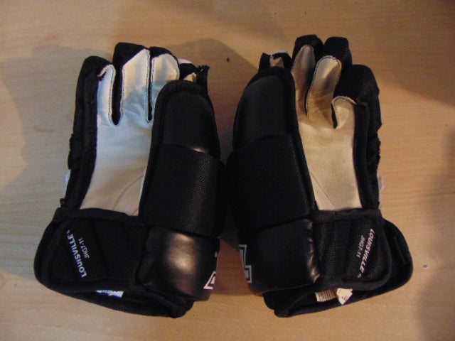 Hockey Gloves Child Size 11 inch Junior TPS Louisville Bionic Black White New Demo Model