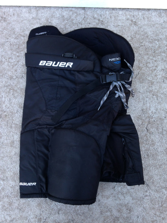 Hockey Pants Child Size Junior X Large Bauer Nexus X Large Black Excellent