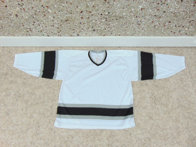 Hockey Jersey Men's Size Large Practice Black White Grey As New