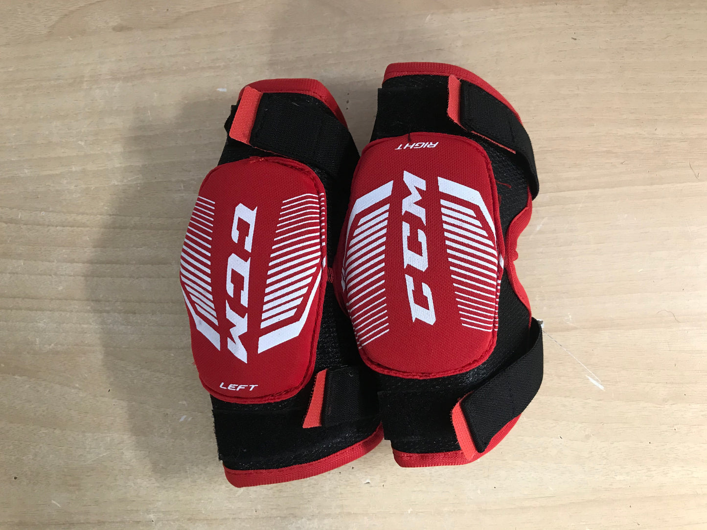 Hockey Elbow Pads Child Size Youth Large 4-6 CCM Jetspeed Black Red New Demo Model