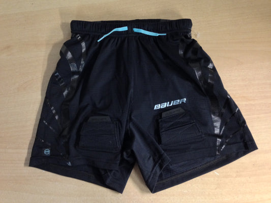 Hockey Jock Child Size X Small 4-5 Bauer Black Blue As New