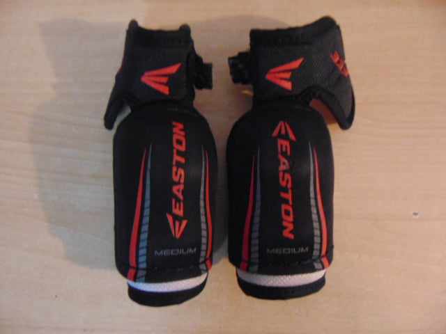 Hockey Elbow Pads Child Size Y Medium Easton Black Red