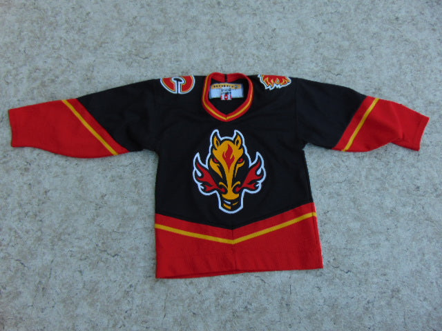 Hockey Jersey Child Size 6-8 Koho Calgary Flames Excellent