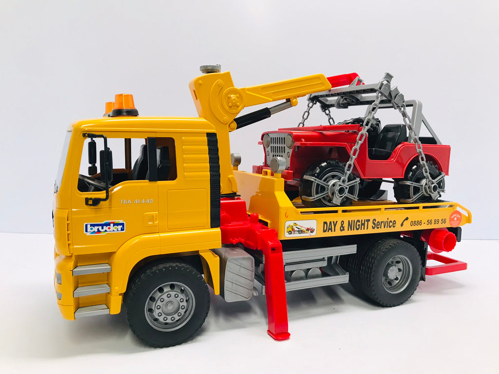 Bruder Tow Truck With Jeep 20