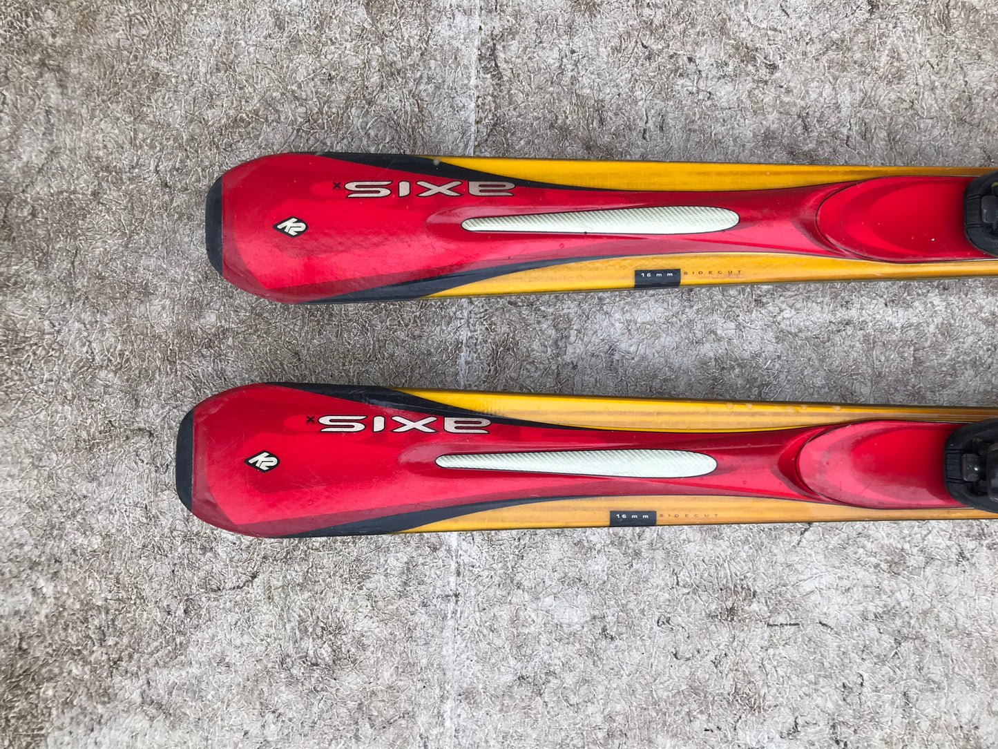 Ski 175 K-2 Red Gold With Bindings Excellent