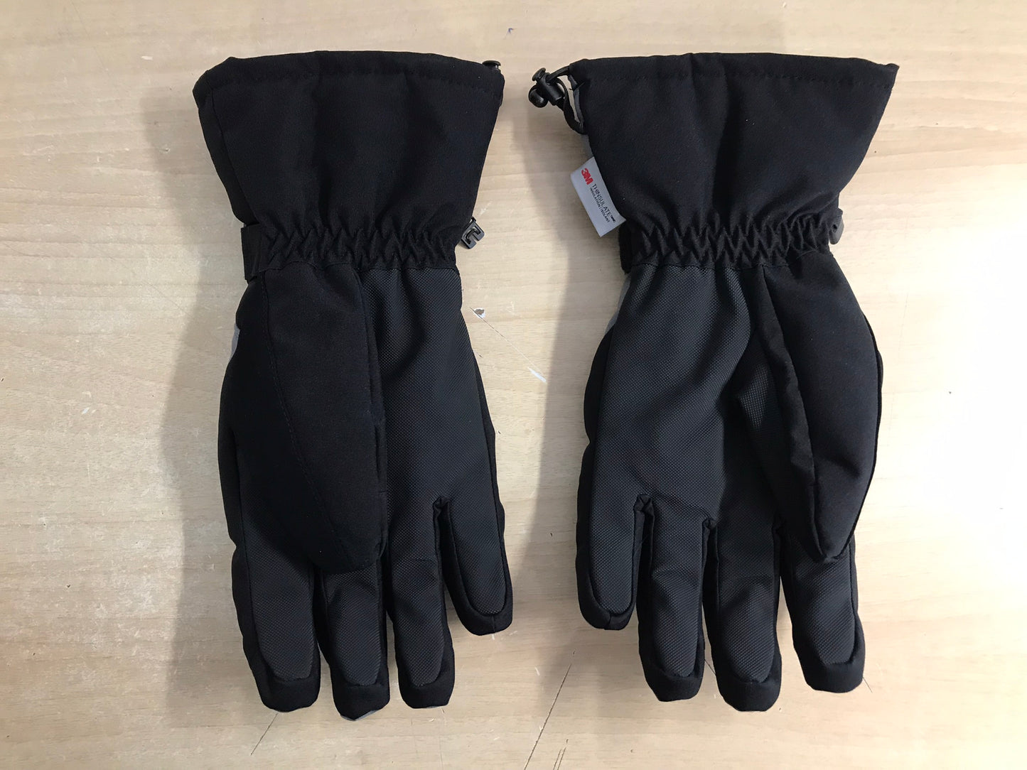 Winter Gloves and Mitts Men's Size Large Wheel Up Grey Black Excellent