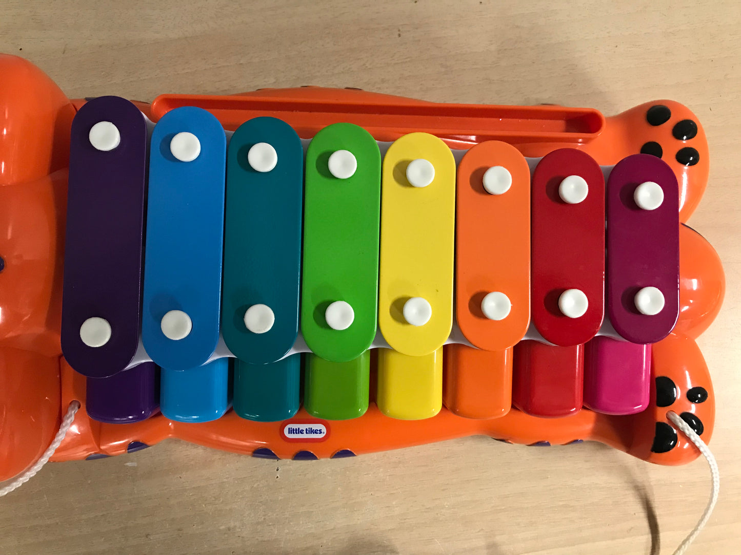 Little Tikes Tiger Xylophone Piano Toy As New Age 1-4