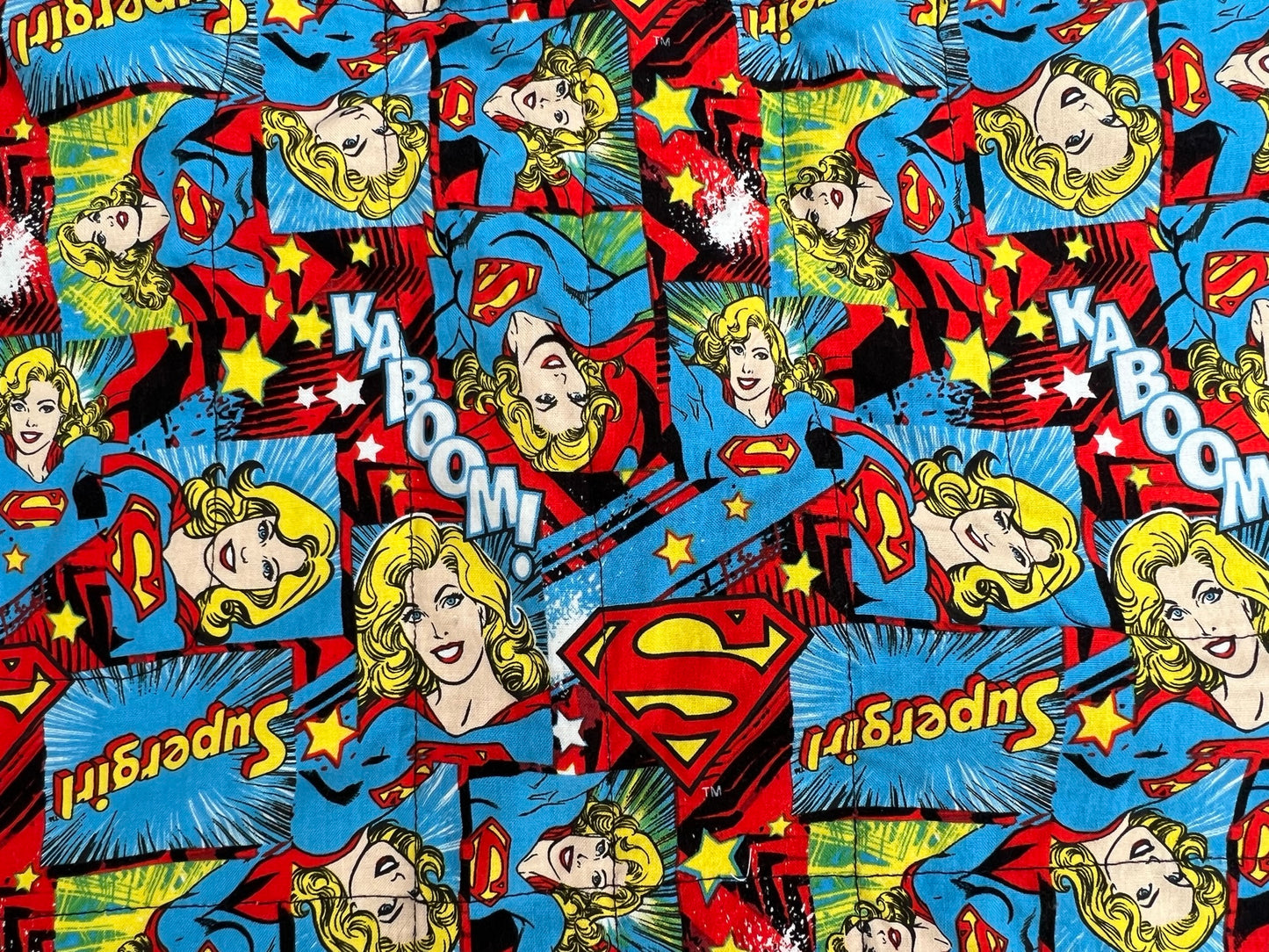 Marvel Comics Action Figures Super Girl Cartoon Custom Apron Adult Size Made With Denim Jeans and Cotton Comic Material Can Be Used Either Side Amazing