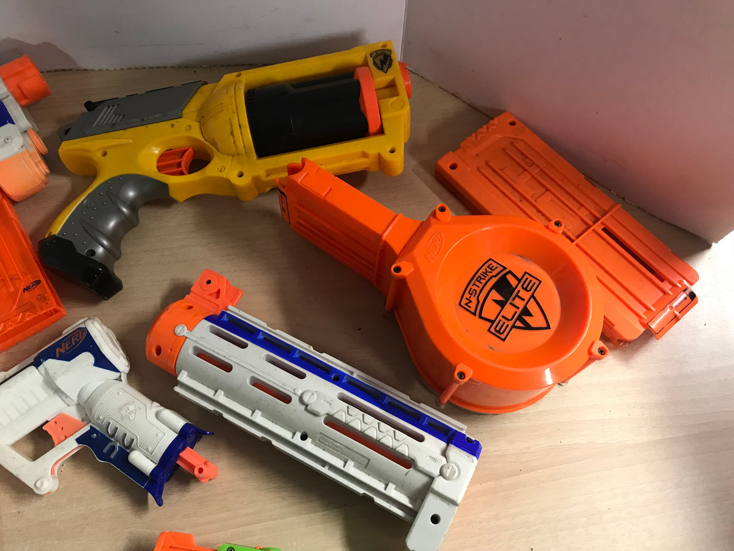 Nerf Guns Revolver Huge Collection Works Great