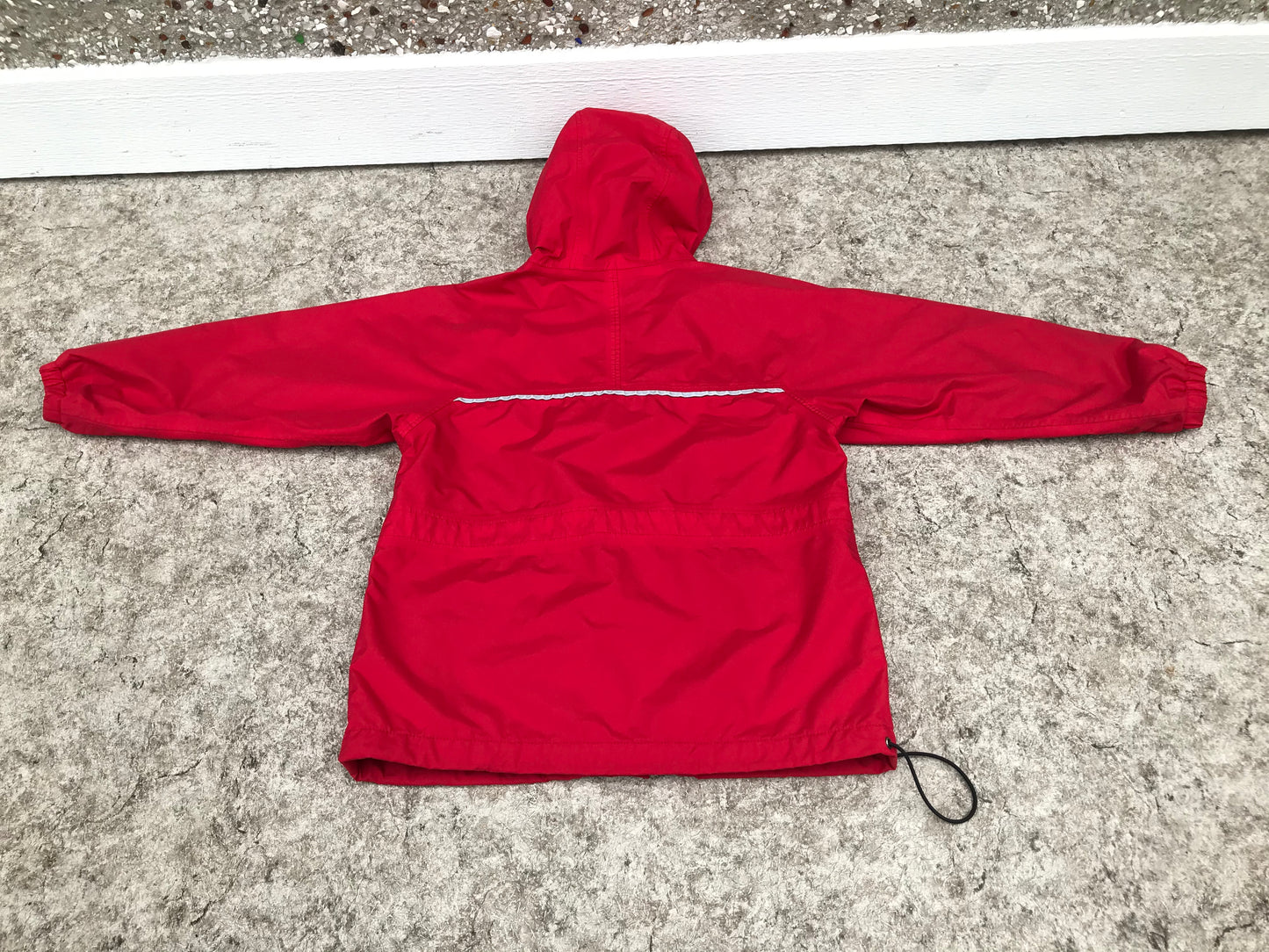 Rain Coat Child Size 8 MEC Red Black Gore-Tex Waterproof