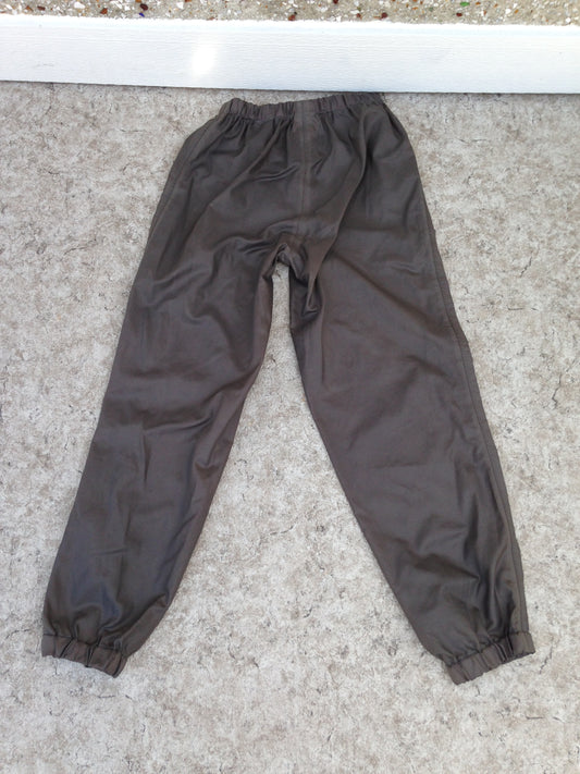 Rain Pants Child Size 16 MEC Pewter Waterproof Excellent