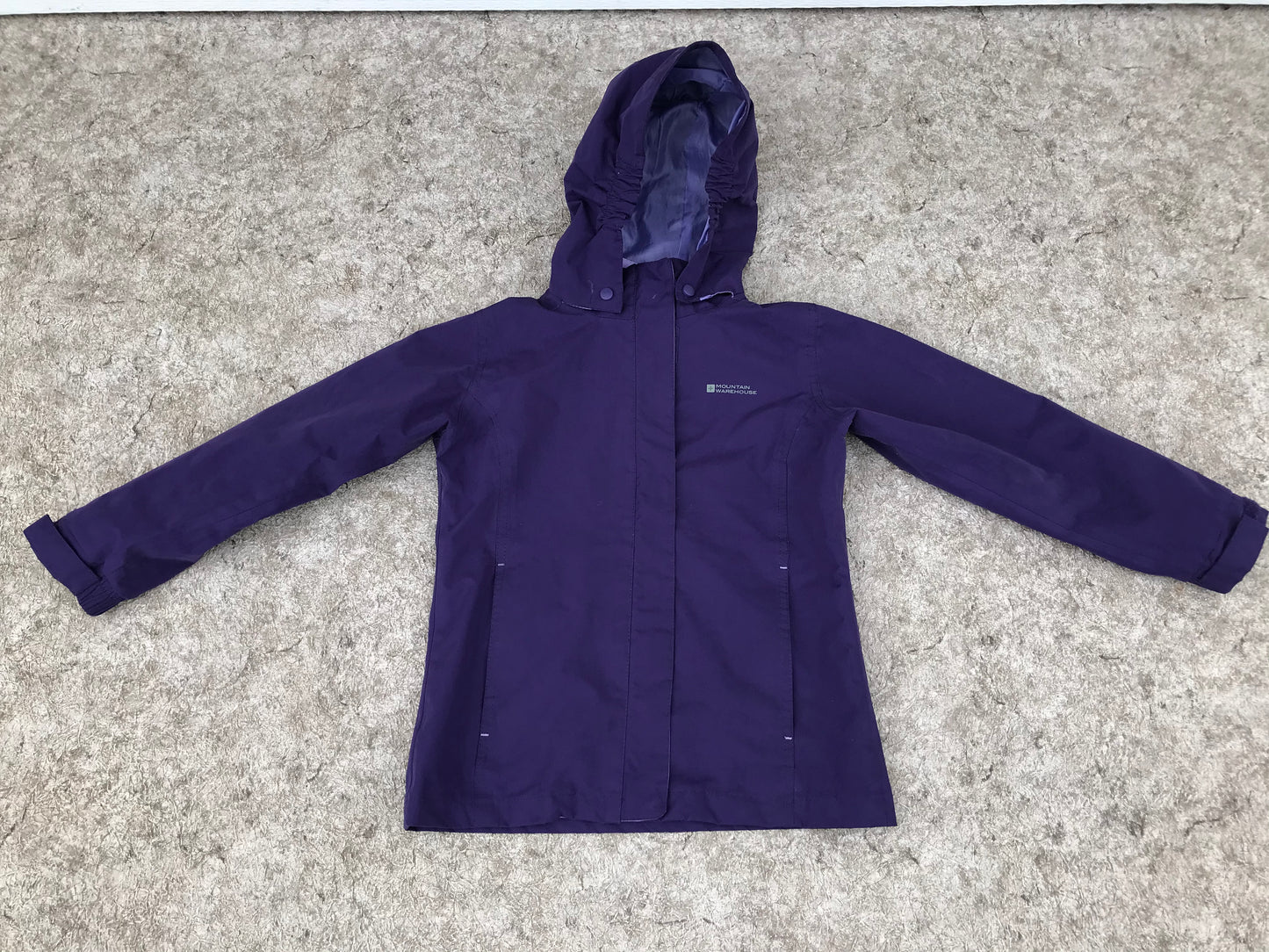 Rain Coat Child Size 9-10 MTN Warehouse Purple