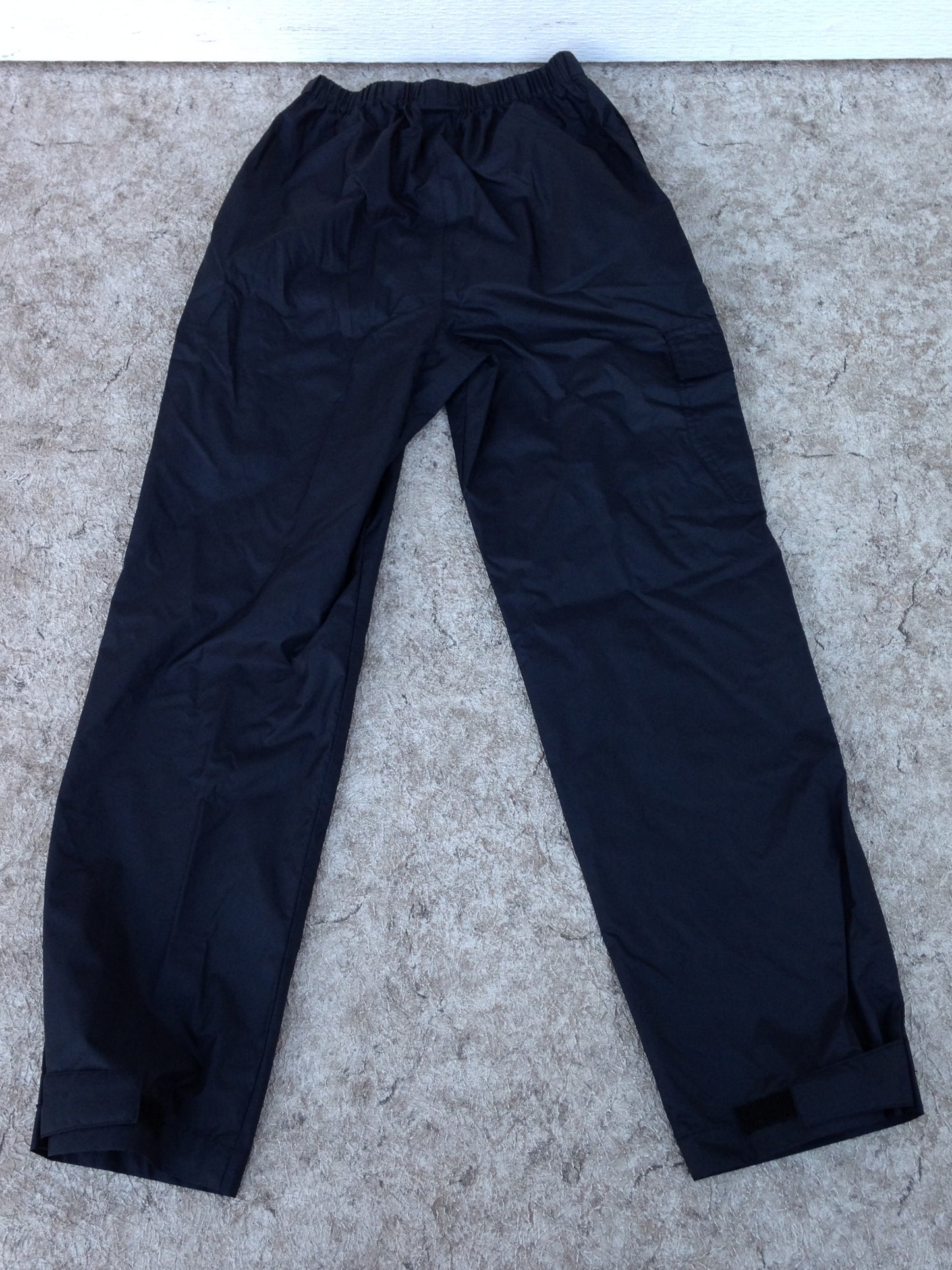 Rain Pants Child Size 10-12 Columbia Black New Demo Model