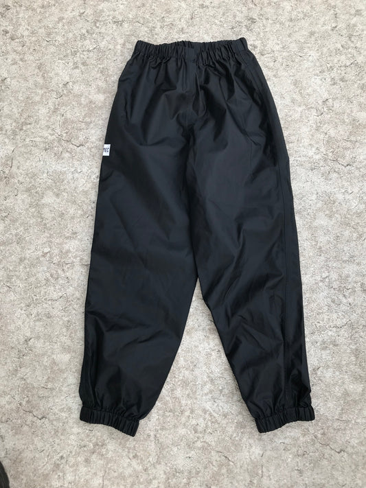 Rain Pants Child Size 10 MEC Black Waterproof New Demo Model