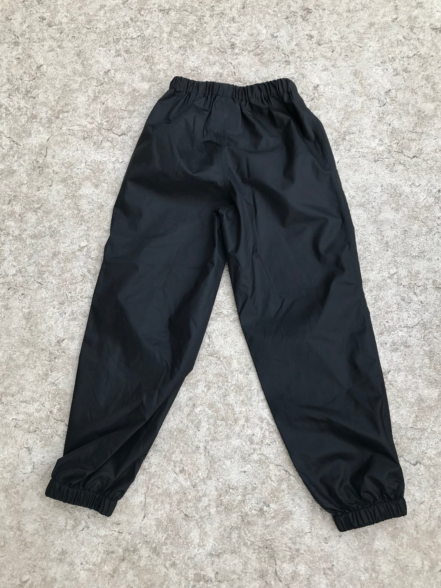 Rain Pants Child Size 10 MEC Black Waterproof New Demo Model