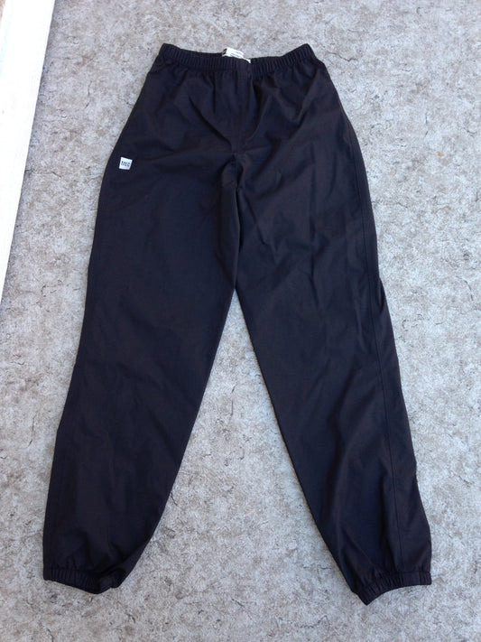 Rain Pants Child Size 16 MEC Black Waterproof Excellent