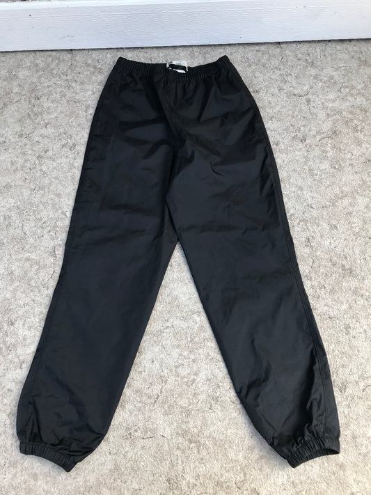 Rain Pants Child Size 16 MEC Waterproof Black New Demo Model