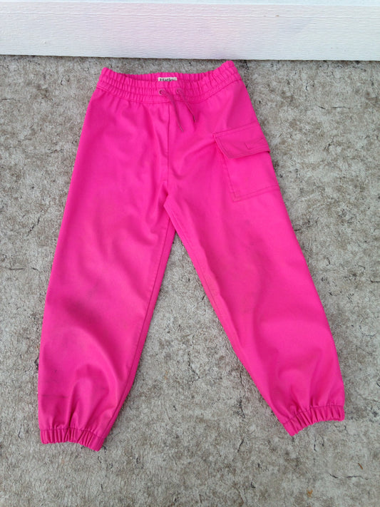 Rain Pants Child Size 4 Hatley Fushia Pink  Waterproof As New Excellent