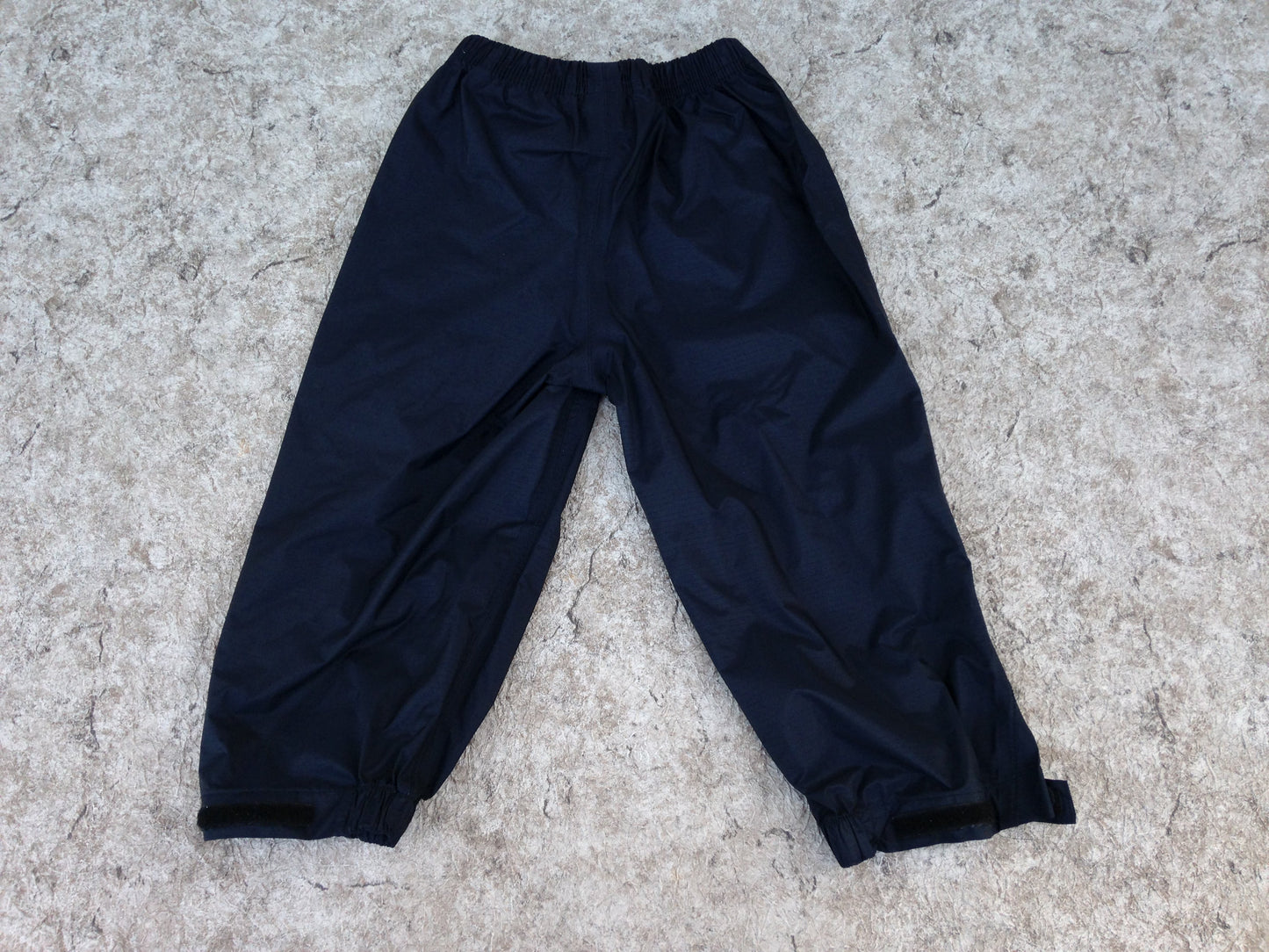 Rain Pants Child Size 4 Tuffo Black Adjustable Around The Ankle Excellent