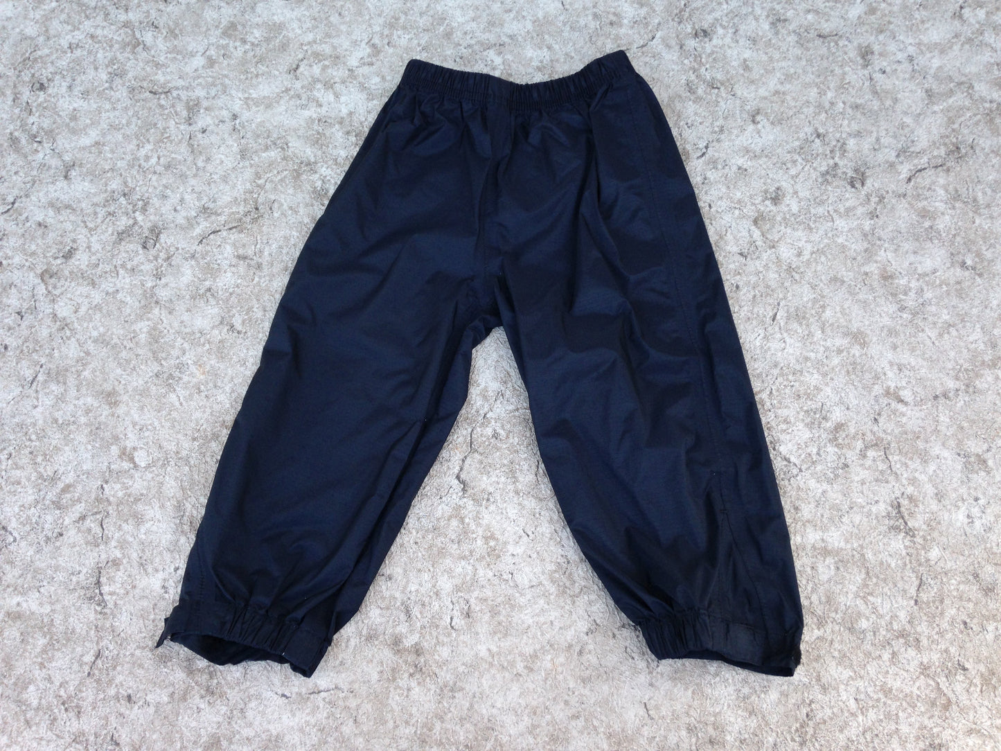 Rain Pants Child Size 4 Tuffo Black Adjustable Around The Ankle Excellent