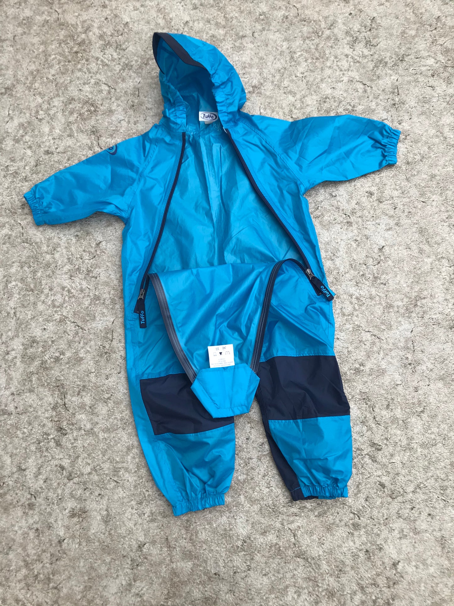 Rain Suit Child Size 2 Muddy Buddy Tuffo Pants Coat Blue New Demo Model