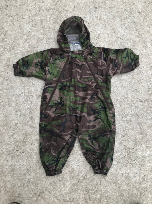 Rain Suit Size 18 Month Muddy Buddy Tuffo Pants Coat Camo Print New Demo Model