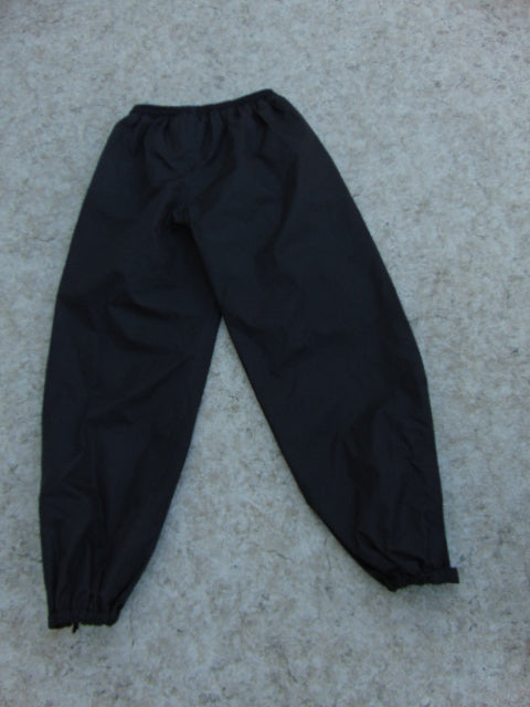 Rain Pants Child Size 14-16 Youth Wetskins Black Waterproof