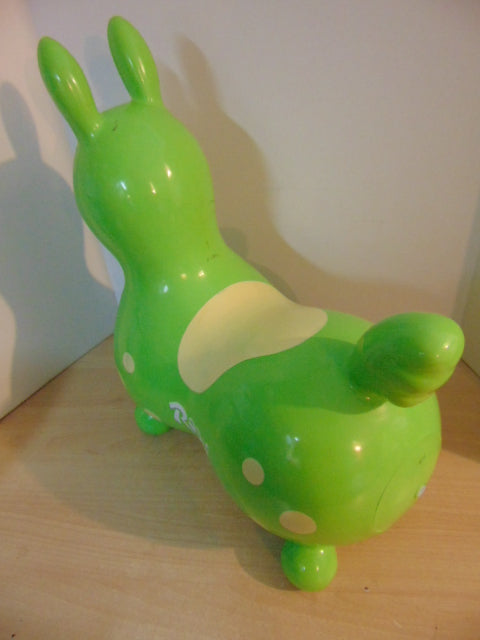 Rody Horse Hop and Ride Rubber Lime Age 2-5 Excellent