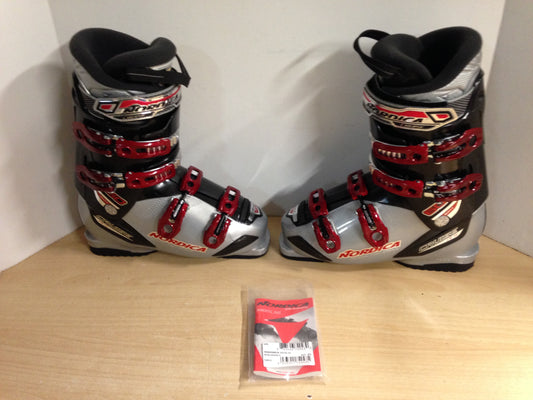 Ski Boots Mondo Size 25.5 Men's Size 7.5 Ladies Size 8.5 Nordica Cruise 60 Black Grey Red New Demo Model