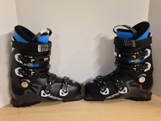 Ski Boots Mondo Size 28.5 Men's size 10.5  326 mm Salomon Access 70 Black Blue New Demo Model