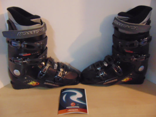 Ski Boots Mondo Size 28.0 Men's Size 10 321 mm Rossignol Impact Black Grey New Demo Model