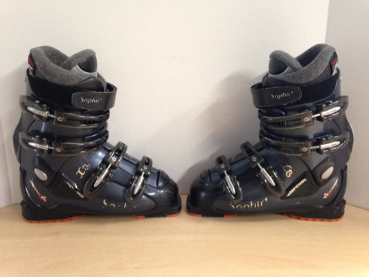 Ski Boots Mondo Size 25.5 Men's size 7.5 Ladies Size 8.5  295 mm Marine Blue Minor Wear