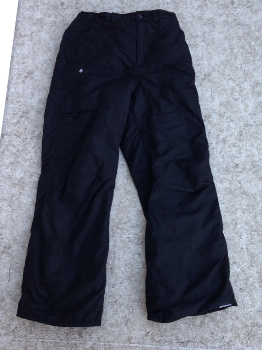 Snow Pants Child Size 18-20 Youth Columbia Black Snowboarding Excellent