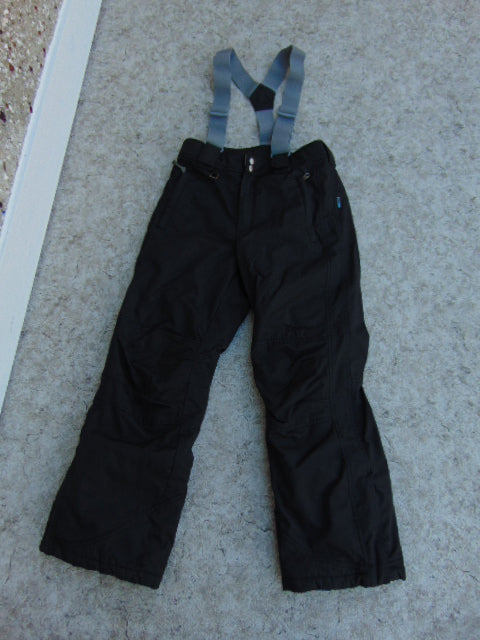 Snow Pants Child Size 14-16 Youth Firefly Black With Removable Straps Snowboarding As New